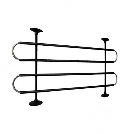 Barreira universal para cães em carros, extensível de 83 a 140 cm e altura de 40 a 79 cm