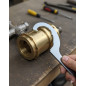 Petite clé à plomberie | Clé pour tuyaux en polyéthylène 20 mm - 25 mm - 32 mm | Outils de plombier pour polyéthylène et laiton