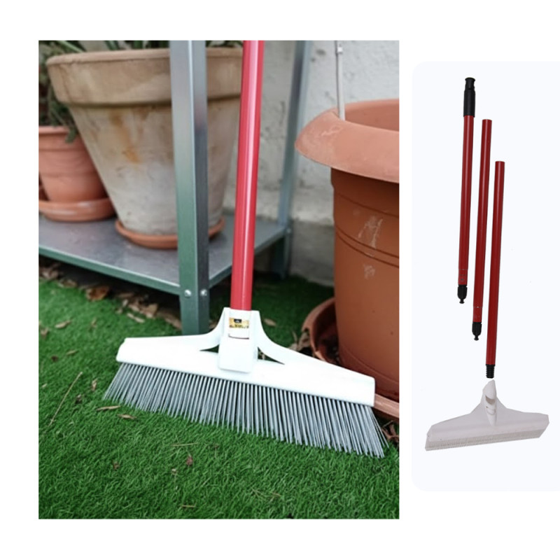 Cepillo para Peinar Césped Artificial y Alfombras | Mango 129,5 cm Cepillo 30,5 cm Cepillo para Peinar Césped Artificial y Alfombras | Mango 129,5 cm Cepillo 30,5 cm