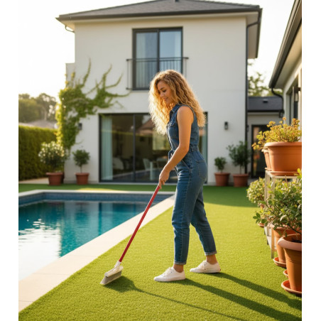 Cepillo para Peinar Césped Artificial y Alfombras