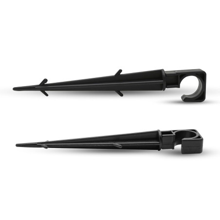 Pack 500 Estaca Sujeta Manguera 16-20mm Ø | Estacas Riego Huerto
