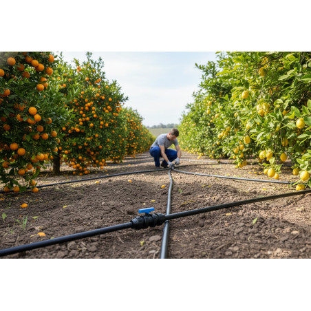 Válvula PVC Fitting para Tuberia de Polietileno 20mm