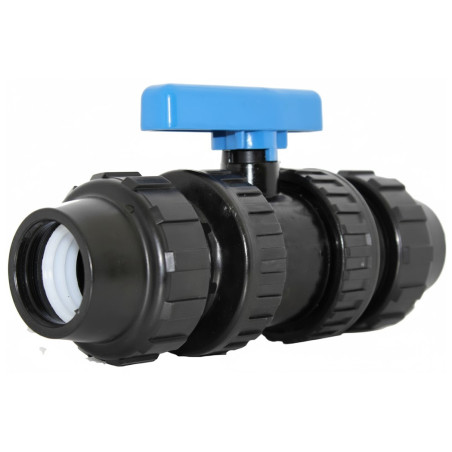 Válvula PVC Fitting para Tuberia de Polietileno 40mm