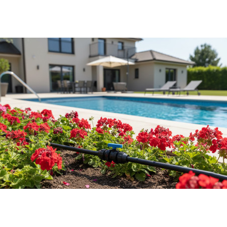 Válvula PVC Fitting para Tuberia de Polietileno