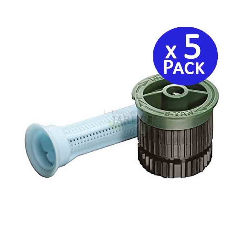 5 Stück Rain Bird 8 VAN Sprühdüse für Bewässerungssprinkler | Einstellbarer Winkel | Reichweite 2,4 Meter 5 Stück Rain Bird 8 VAN Sprühdüse für Bewässerungssprinkler | Einstellbarer Winkel | Reichweite 2,4 Meter