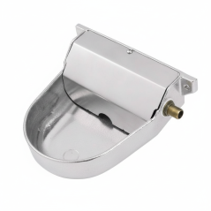 Abreuvoir automatique en aluminium pour chiens, 20x22x10 cm. Fonctionne avec un niveau d'eau constant