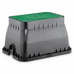 Bewässerungsventilkasten 640x500x300 mm | Rechteckiger Bewässerungsventilkasten für Magnetventile oder unterirdische Bewässerung
