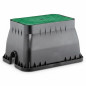 Bewässerungsventilkasten 640x500x300 mm | Rechteckiger Bewässerungsventilkasten für Magnetventile oder unterirdische Bewässerung Bewässerungsventilkasten 640x500x300 mm | Rechteckiger Bewässerungsventilkasten für Magnetventile oder unterirdische Bewässerung