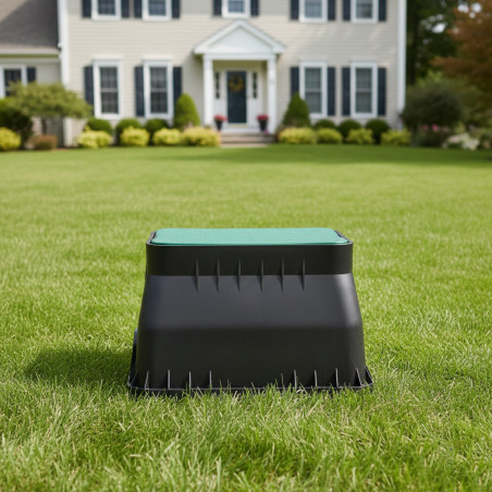 Arqueta de Riego Jardin 640x500x300 mm | Arqueta riego rectangular para Electroválvulas o Riego Enterrado