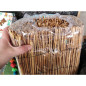 Cañizo de Bambu Pelado Chino 1x5 metros | Valla Natural Cañizo para Decoración y Sombreo | Ocultación 60%