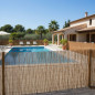 Spanischer Naturgeflechtzaun 1,5 x 5 m, 85 % Verdeckung