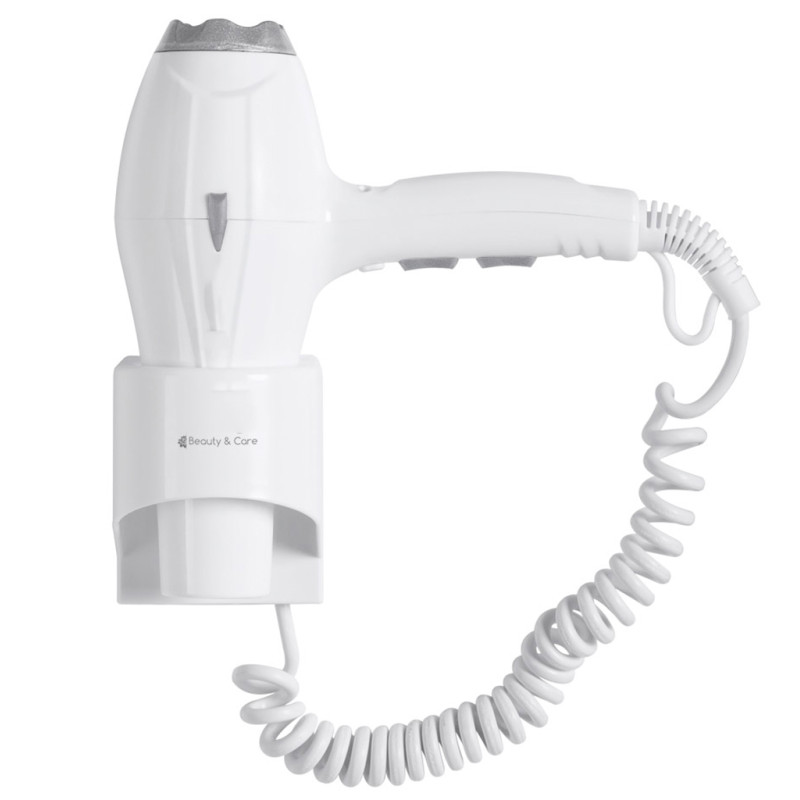 Secador de Pelo Profesional de Hotel 1800-2000W con Base de Pared | Motor AC, 2 Velocidades y 3 Temperaturas