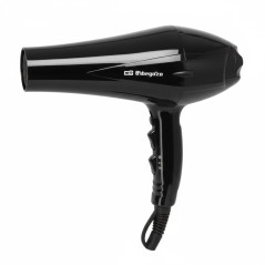 Hotel Hairdryer (black color) Orbegozo. Power 1,800-2,000 W. 2 speed powers. 3 temperature levels.