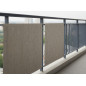 Anthrazitgraues Verdeck 150x200 cm | Panelflex Terrassengarten PE | Dekorative Zaunverdeckung 95 %
