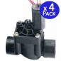 Pack 4 Electrovalvulas de riego 1'' 24V PGV-101 Hunter con regulador de caudal | Control preciso del riego Pack 4 Electrovalvulas de riego 1'' 24V PGV-101 Hunter con regulador de caudal | Control preciso del riego