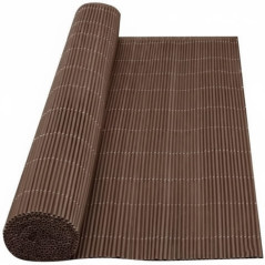 Recinzione in vimini artificiale 1 x 3 metri, colore marrone 1.300 g/m², occultamento al 90%, consigliata per l'ombra o giardino