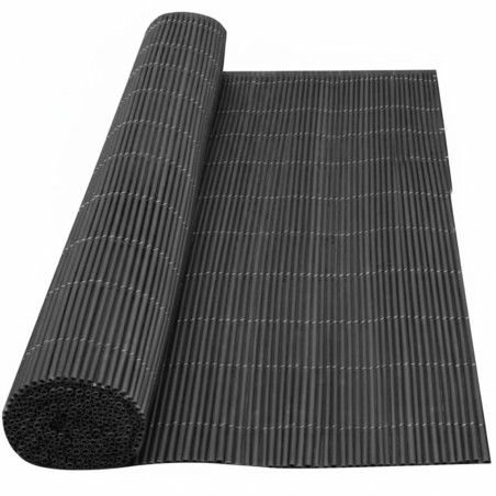 Artificial wicker fence 1.5 x 3 meters, anthracite gray color 1,300 gr/m2, 90% concealment, recommended for shade or garden