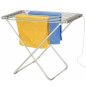 Stendibiancheria elettrico | Stendibiancheria pieghevole con 6 barre, 100 W | Stendibiancheria estensibile 55x75x95 cm | Stendib