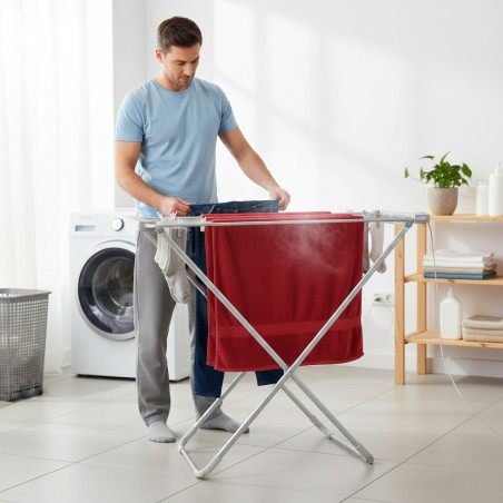 Tendedero Electrico de Ropa | Tendedero Plegable 6 barras 100W