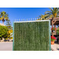 Seto Artificial Ocultación Jardin 2x3 m | Seto premium Hoja Fina | Seto ocultación 100% | Seto Artificial Decorativo