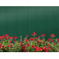 Canniccio PVC Recinzione recinto Balcone frangivento 2 x 5 m, verde, per Giardini e Balconi, Frangivento