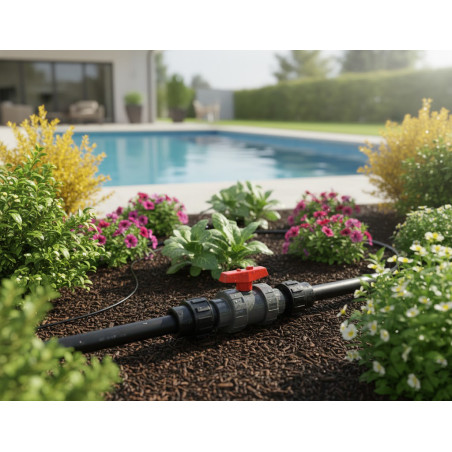 Valvula Esfera PVC Roscada 25mm | Llave de paso bola roscada 3/4