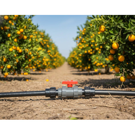 1" (32 mm) threaded PVC ball valve