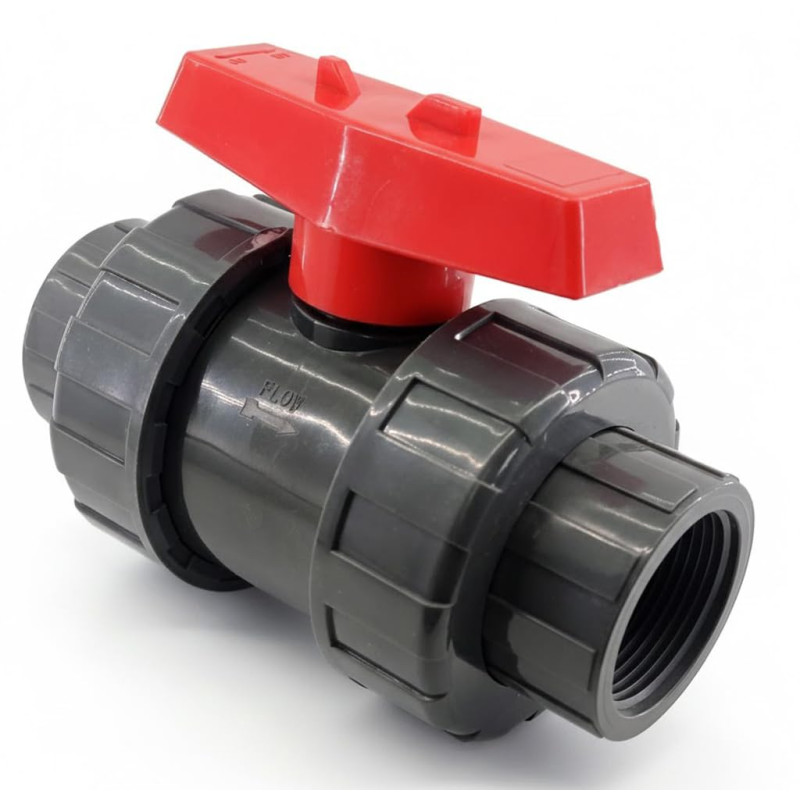 Valvula Esfera PVC Roscada 40mm | Llave de paso bola roscada 1 1/4