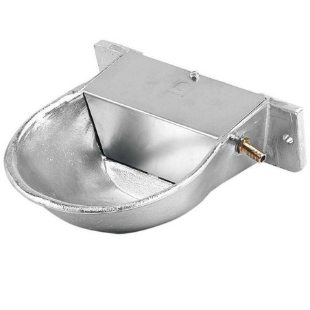 Abreuvoir pour Chiens, animaux. En aluminium avec niveau constant, 18,5x22x9 cm. Peut être fixé au mur