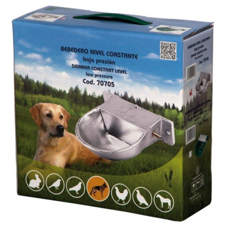 Bebedero para Perros y Animales en Aluminio