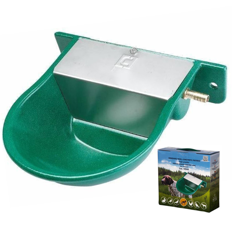 Beschichteter Aluminium-Trinkbrunnen für Hunde, 18,5x22x9 cm, mit konstantem Wasserstand