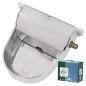 Bebedouro automático de alumínio para cães | Fonte de água para cães de grande porte | Bebedouro para cães 19x22x9cm