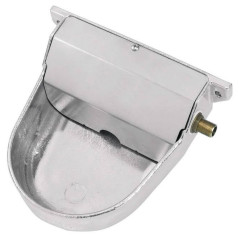 Abreuvoir automatique en aluminium pour chiens, 20x22x10 cm. Fonctionne avec un niveau d'eau constant