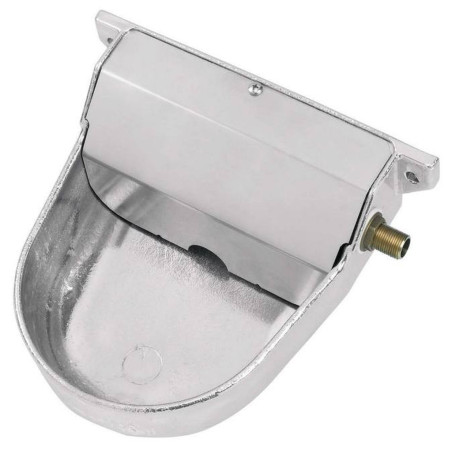 Bebedero automático de Aluminio para Perros 20x22x10 cm. Trabaja con nivel constante de agua. Permite fijarse a la pared