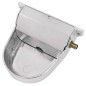 Bebedouro automático de alumínio para cães | Fonte de água para cães de grande porte | Bebedouro para cães 19x22x9cm