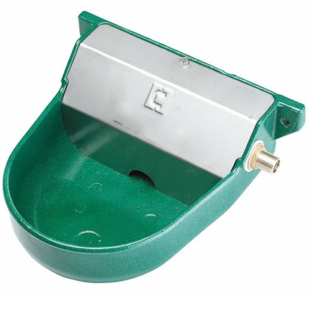 Painted aluminum automatic drinker for dogs 20x22x10 cm