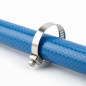 Pack mit 25 Metallklemme für 128 mm Rohre. Empfohlen für Layflat-Schläuche