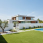 SICHTSCHUTZMATTE DOPPELSEITIG 1,2 x 3 m, weißes PVC, verleiht Ihrem Garten oder Ihrer Terrasse ein modernes, elegantes und unter