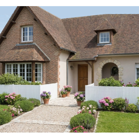 Cañizo PVC Blanco | Cañizo Ocultacion PVC Doble Cara 1,2 x 3 metros