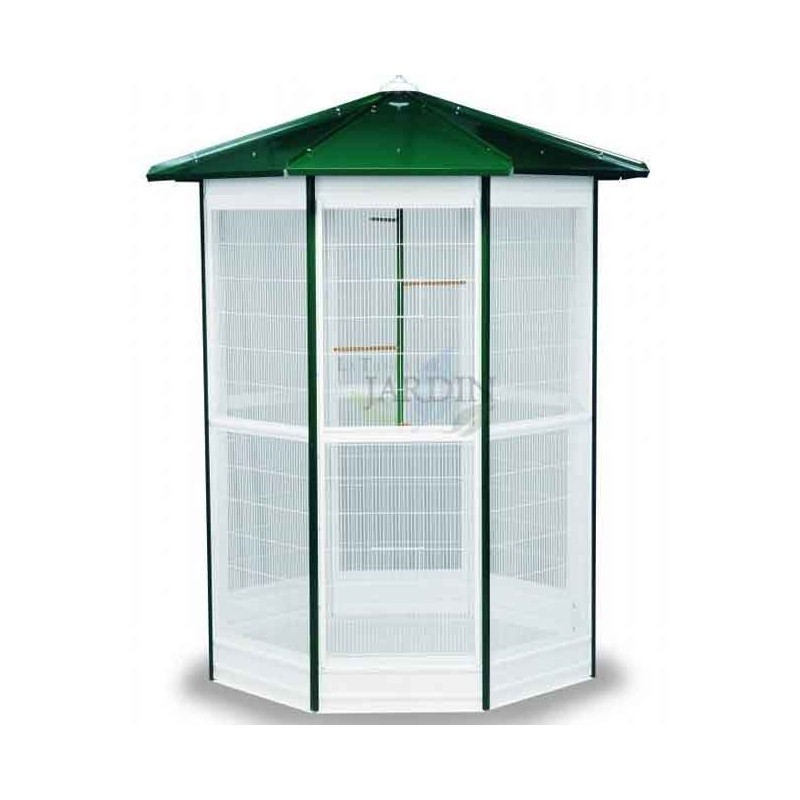 Volière Cage à oiseaux 8 côtés galvanisée 150 x 235 cm. Utilisé pour les oiseaux et les perroquets Volière Cage à oiseaux 8 côtés galvanisée 150 x 235 cm. Utilisé pour les oiseaux et les perroquets