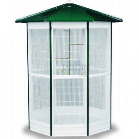 Gaiola para aviário de 8 lados 150 x 235 cm