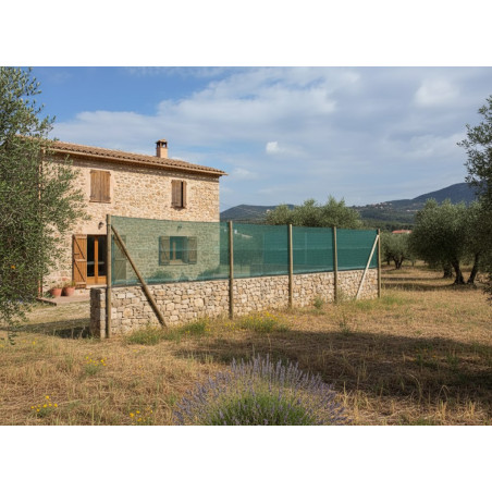 Malla de Sombreo 1x50 m | Ocultacion y Privacidad para su Terraza o Jardin