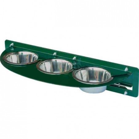 Mangeoire rotative pour perroquets avec 3 récipients