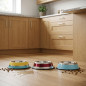 Stainless steel dog bowl n3 slip rubber