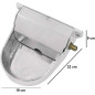 Aluminum automatic drinker for dogs 20x22x10 cm Aluminum automatic drinker for dogs 20x22x10 cm
