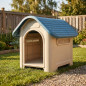 Plastic kennel for dog Huelva model 59x75x66 cm