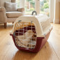 Porteur de Chien S 32x48x31 cm. Boîte de Transport pour Chiens et Chats en plástique, Caisse de Transport Cage de transport