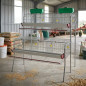 Batterie des Poules Pondeuses 6 Compartiments idéal pour 30 Poules, Cages pour poules pondeuses en batterie, 155x110x150 cm