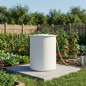 Réservoir circulaire en fibre de polyester 200 L + Couvercle, 65x74 cm. Pour l'eau potable et les produits alimentaires