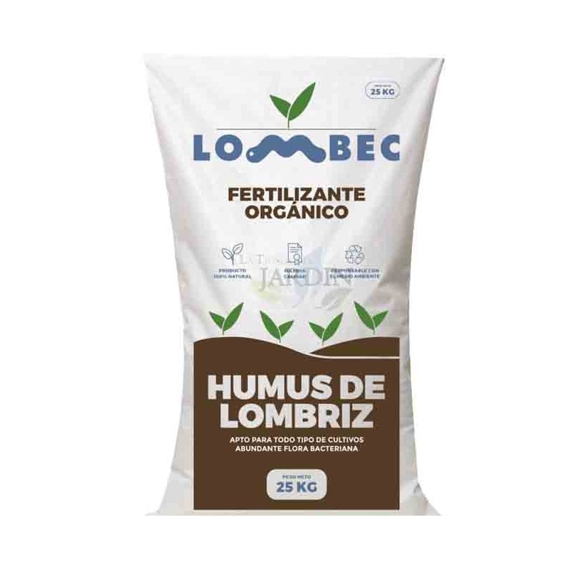 Húmus de minhoca 25 kg, 41 litros | Fertilizante orgânico para jardinagem